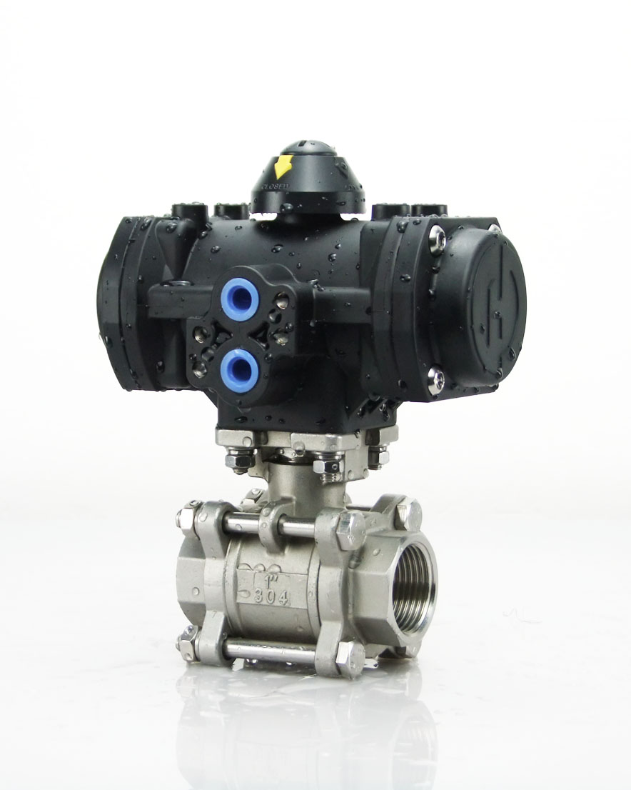 氣動(dòng)螺紋球閥